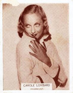 1933 Wills's Famous Film Stars (Medium Size) #28 Carole Lombard Front