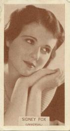 1933 Wills's Famous Film Stars (Small Images) #33 Sidney Fox Front