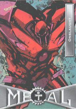 2021 SkyBox Metal Universe Marvel X-Men #90 Onslaught Front