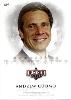 2020 Decision 2020 - Candidate Portraits #CP5 Andrew Cuomo Back