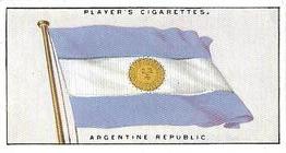 1928 Player's Flags of the League of Nations #3 Argentine Republic Front