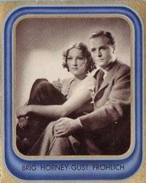 1936 Bunte Filmbilder #93 Brigitte Horney / Gustav Frohlich Front