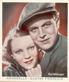 1934 Haus Bergmann Farb-Filmbilder #38 Annabella / Gustav Frohlich Front