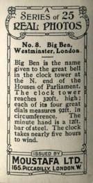 1925 Moustafa Real Photos #8 Big Ben Back