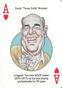 2005 Hero Decks Poker Heroes Playing Cards #A♥ Doyle Brunson Front