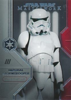 2020 Topps Star Wars Masterwork - Troopers of the Galactic Empire #TE-1 Imperial Stormtrooper Front