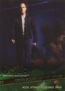 2006 Strictly Ink CSI Series 3 - Foil Bonus #F5 Nick Stokes - George Eads Front