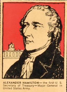 1930 Post Cereal Famous North Americans (F278-50) #NNO Alexander Hamilton Front