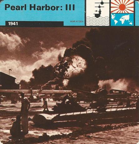 1977 Edito-Service World War II - Deck 03 #13-036-03-01 Pearl Harbor: III Front
