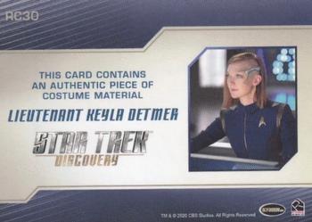 2020 Rittenhouse Star Trek Discovery Season Two - Relics #RC30 Lt. Keyla Detmer Back