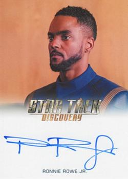 2020 Rittenhouse Star Trek Discovery Season Two - Autographs (Full Bleed Design) #NNO Ronnie Rowe Front