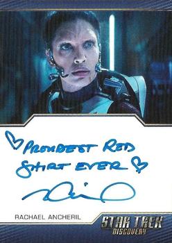 2020 Rittenhouse Star Trek Discovery Season Two - Autographed Inscriptions (Blue Border Design) #NNO Rachael Ancheril Front