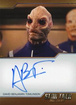 2020 Rittenhouse Star Trek Discovery Season Two - Autographs (Brown Border Design) #NNO David Benjamin Tomlinson Front