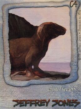 1995 FPG Jeffrey Jones II - Canvas : Dinosaurs #C4 dimetrodon Back