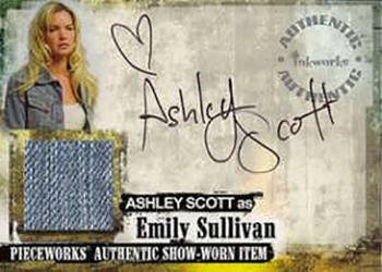2007 Inkworks Jericho Season 1 - Pieceworks Autographs #PWA2 Ashley Scott Front
