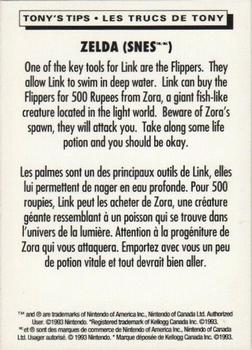 1993 Kellogg's Tony's Tips #NNO Link Back
