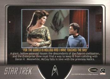 2011 Rittenhouse Star Trek: Remastered Original Series - Gold #65 For the World is Hollow and I Have Touched the S Back