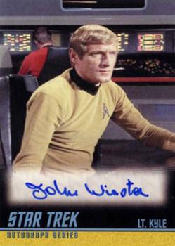 2011 Rittenhouse Star Trek: Remastered Original Series - Single Autographs #A214 John Winston Front