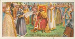 1913 Wills's Historic Events (Australia) #11 King John Granting Magna Charta Front