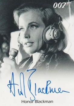 2012 Rittenhouse James Bond 50th Anniversary Series 2 - Full Bleed Autographs #NNO Honor Blackman Front