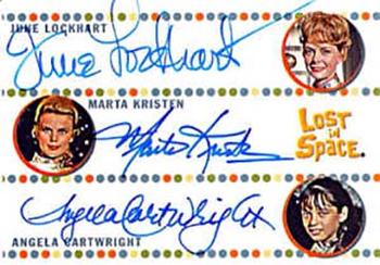 2005 Rittenhouse The Complete Lost in Space - Limited Edition Signatures Triple #NNO June Lockhart / Marta Kristen / Angela Cartwright Front
