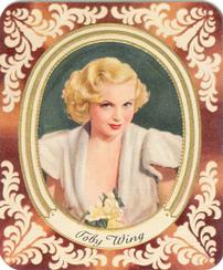 1934 Kurmark Moderne Schonheitsgalarie Series 1 (Garbaty) #128 Toby Wing Front