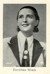 1930-39 Josetti Filmbilder Series 3 #602 Dorothea Wieck Front
