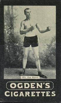 1902 Ogden's General Interest Series F #205 Gus Ruhlin Front