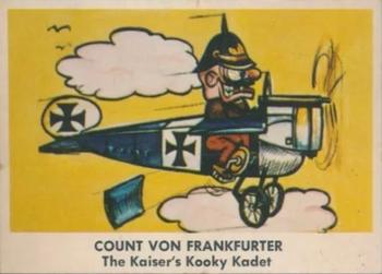 1965 Fleer Weird-Ohs #15-A Count Von Frankfurter Front