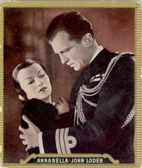 1934 Haus Bergmann Die Bunted Welt Des Films #83 Annabella / John Loder Front