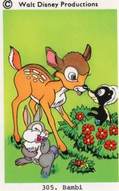 1973-76 Filmisar Numrerade Disneybilder (Numbered Disney Pictures) (Sweden) #305 Bambi Front
