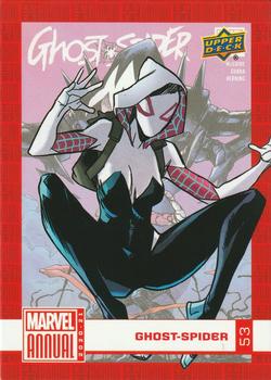 2020-21 Upper Deck Marvel Annual #53 Ghost-Spider Front