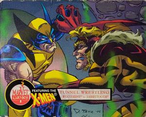 1996 Nerds X-Men Series 2 #8 Wolverine vs. Sabretooth Front