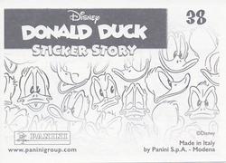 2019 Panini Disney Donald Duck Sticker Story 85 Years #38 Sticker 38 Back