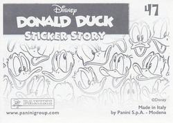 2019 Panini Disney Donald Duck Sticker Story 85 Years #47 Sticker 47 Back