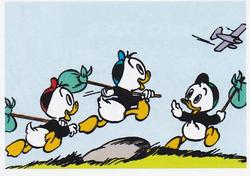 2019 Panini Disney Donald Duck Sticker Story 85 Years #47 Sticker 47 Front