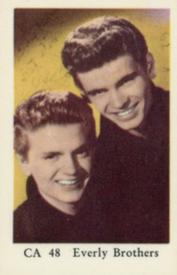 1962 Dutch Gum Series CA #CA48 The Everly Brothers Front