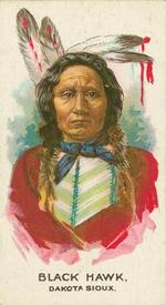 1930 British American Tobacco Indian Chiefs #18 Black Hawk Front