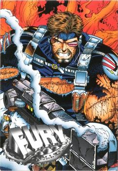 1995 Marvel Comics Checklists #NNO Fury S.H.I.E.L.D. Front