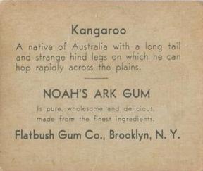 1933 Flatbush Gum Noah's Ark (R100) #NNO Kangaroo Back