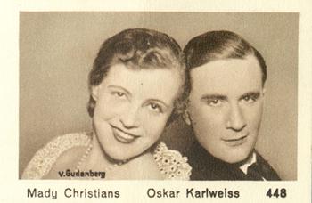 1932 Monopol Filmbilder B #448 Mady Christians / Oskar Karlweis Front