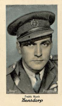 1930-39 Bensdorp Series F #288 Fredric March Front