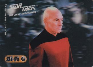 1996 Bi-Fi Star Trek: The Next Generation Lenticular (German) #2 Captain Picard Front