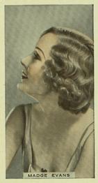 1936 R. & J. Hill Cinema Celebrities #21 Madge Evans Front