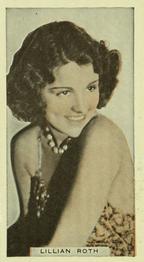 1936 R. & J. Hill Cinema Celebrities #28 Lillian Roth Front