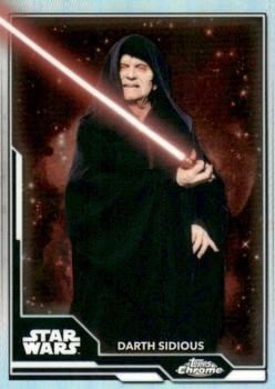 2021 Topps Chrome Star Wars Legacy - Wielders of the Light Saber #WL-4 Darth Sidious Front