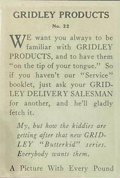 1927 Gridley Butter Heroes of History (F130) #22 Daniel Webster Back