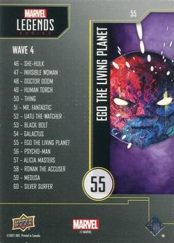 2021 Upper Deck Marvel Legends (Gamestop) - Foil #55 Ego the Living Planet Back