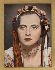 1933 Garbaty Buhnenstars und Ihre Autogramme #121 Luise Ullrich Front