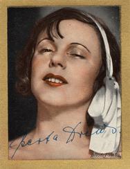 1933 Garbaty Buhnenstars und Ihre Autogramme #156 Berta Drews Front